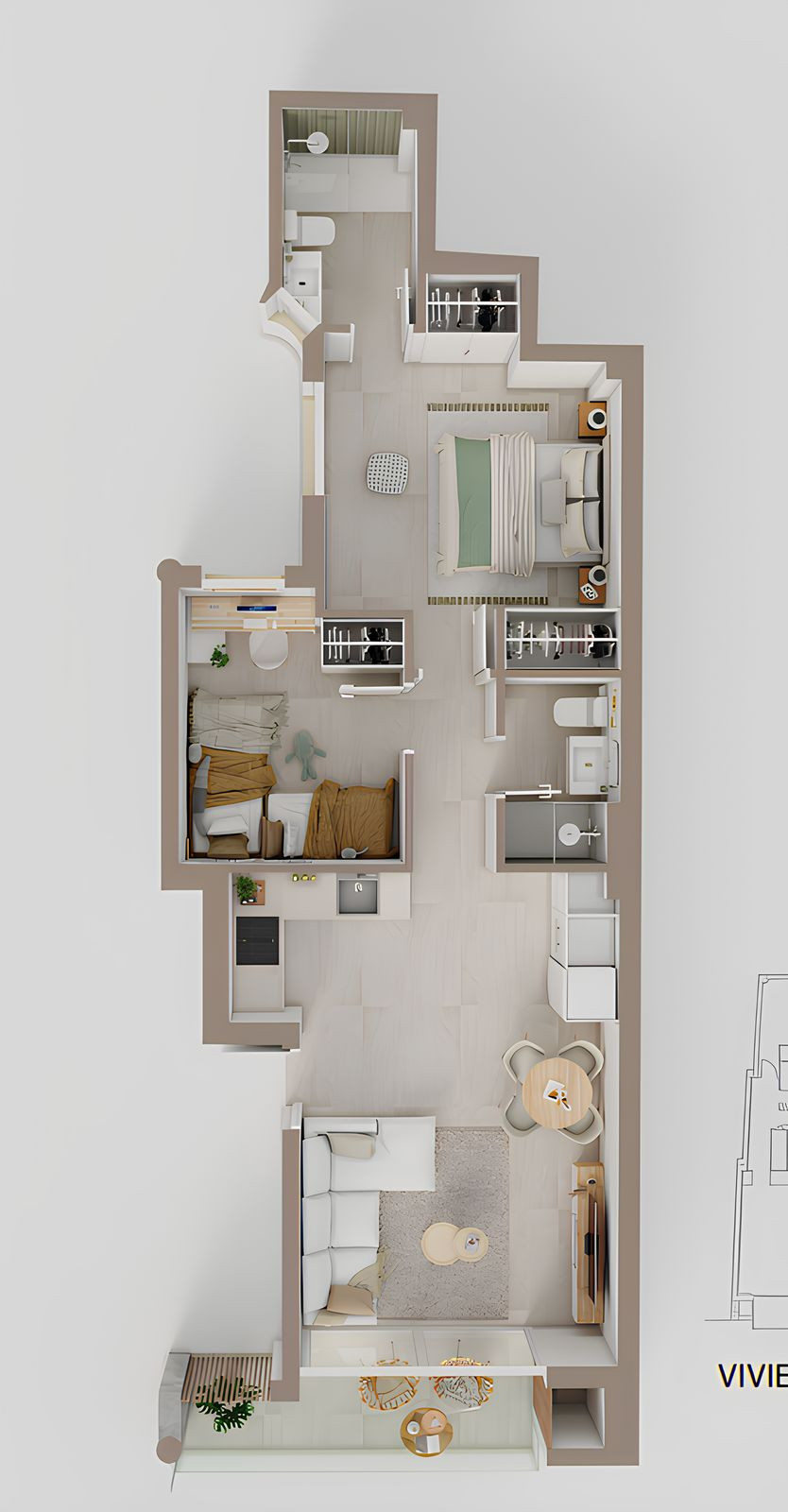 Middle Floor Apartment bilde 10