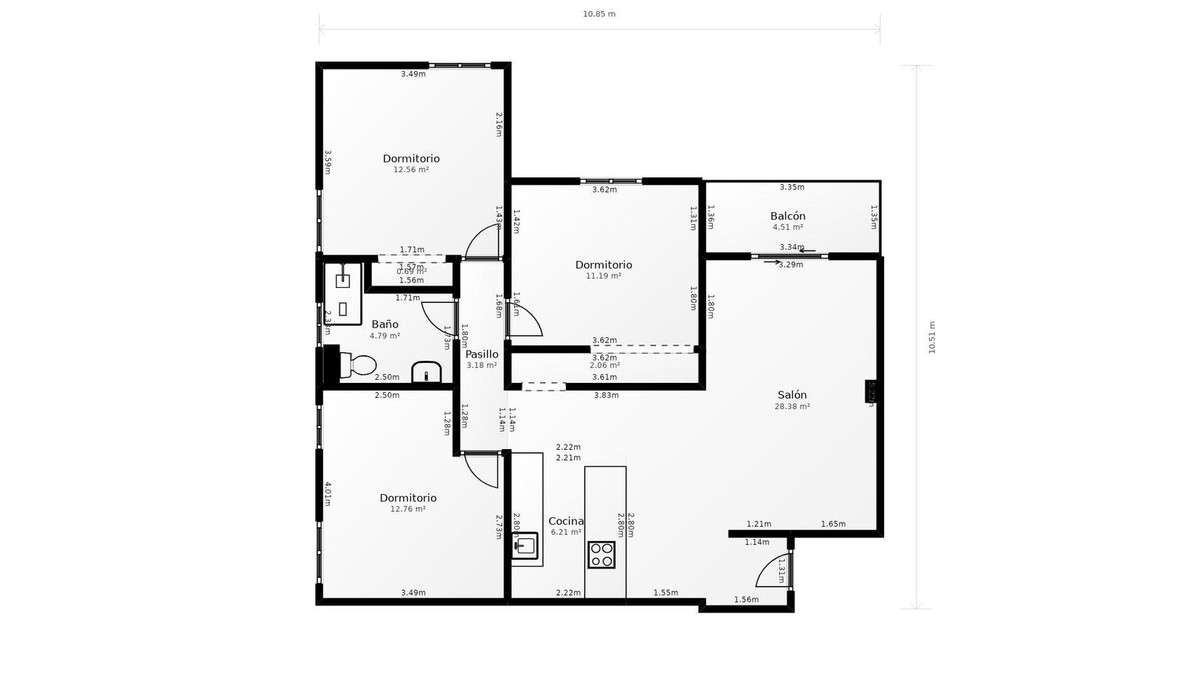 Middle Floor Apartment bilde 26