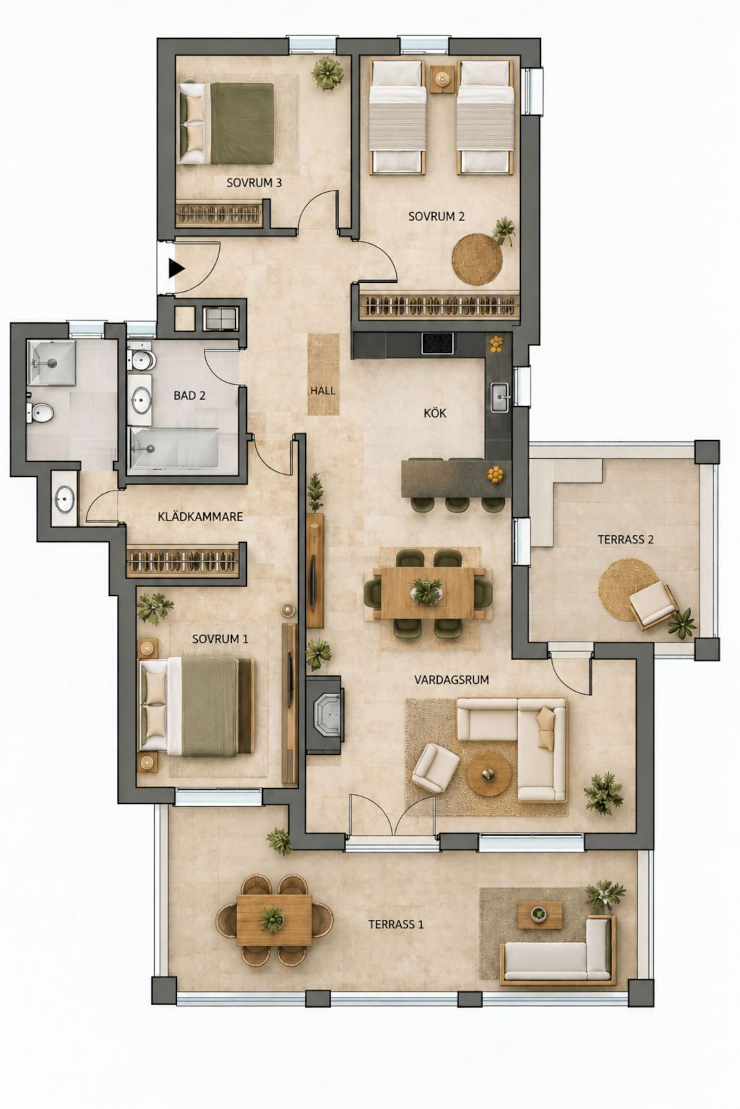 Middle Floor Apartment bilde 26
