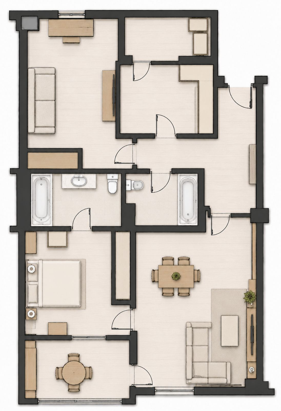 Middle Floor Apartment bilde 18